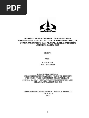 Skripsi Stmt Trisakti
