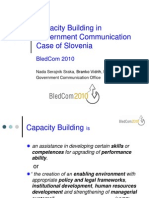 Building Capacity for Effective Government Communication in Slovenia