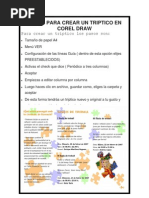 Download Pasos Para Crear Un Triptico en Corel Draw by rapacifico SN124334621 doc pdf
