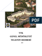 TTK Genel Müdürlüğü Telefon Rehberġ