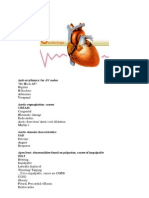 Cardiology Mnemonics
