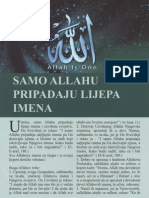 Bs Clanak BR 00020 Samo Allahu Pripadaju Lijepa Imena