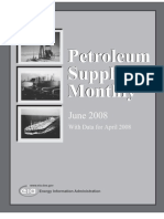 Petroleum Supply Monthly_Data for April 2008