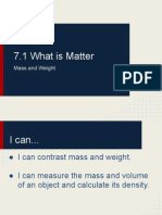 Mass and Weight Notes