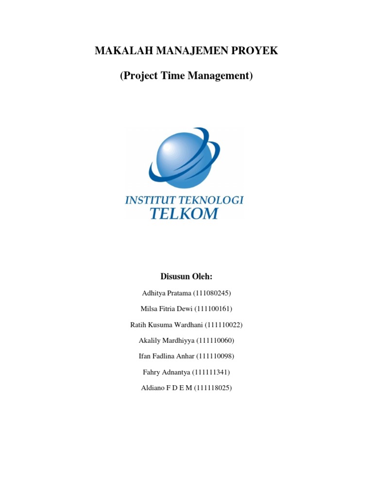 Manajemen Waktu Proyek yang Efektif | PDF