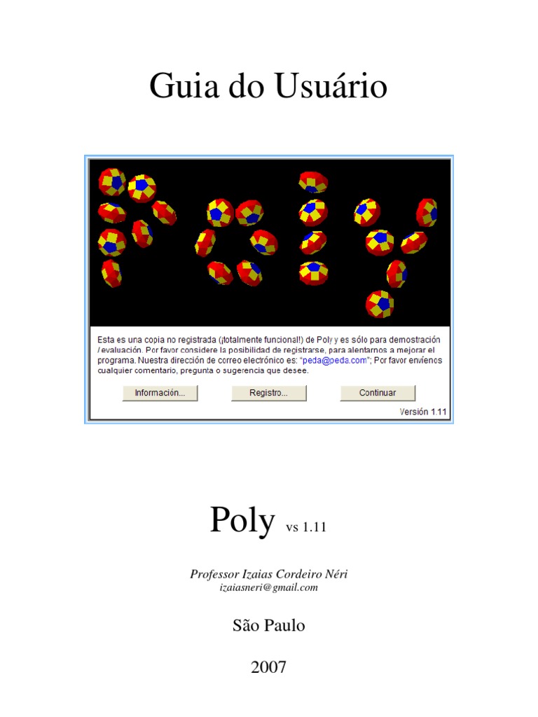 Tutorial Poly - Sólidos Geométricos | PDF | Polígono | Computação e ...