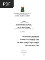 relatório do processo