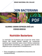 Nutricion Bacteriana