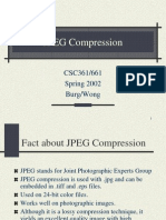 JPEG Compression: CSC361/661 Spring 2002 Burg/Wong