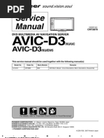 Download Pioneer AVIC D3 Service Manual by Andutzu Stef SN124383130 doc pdf