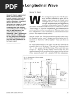 The Tesla Longitudinal Wave (George W. Damm)
