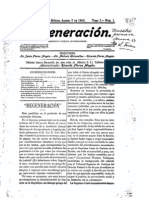 Regeneración, Periódico Jurídico Independiente, Flores Magón.