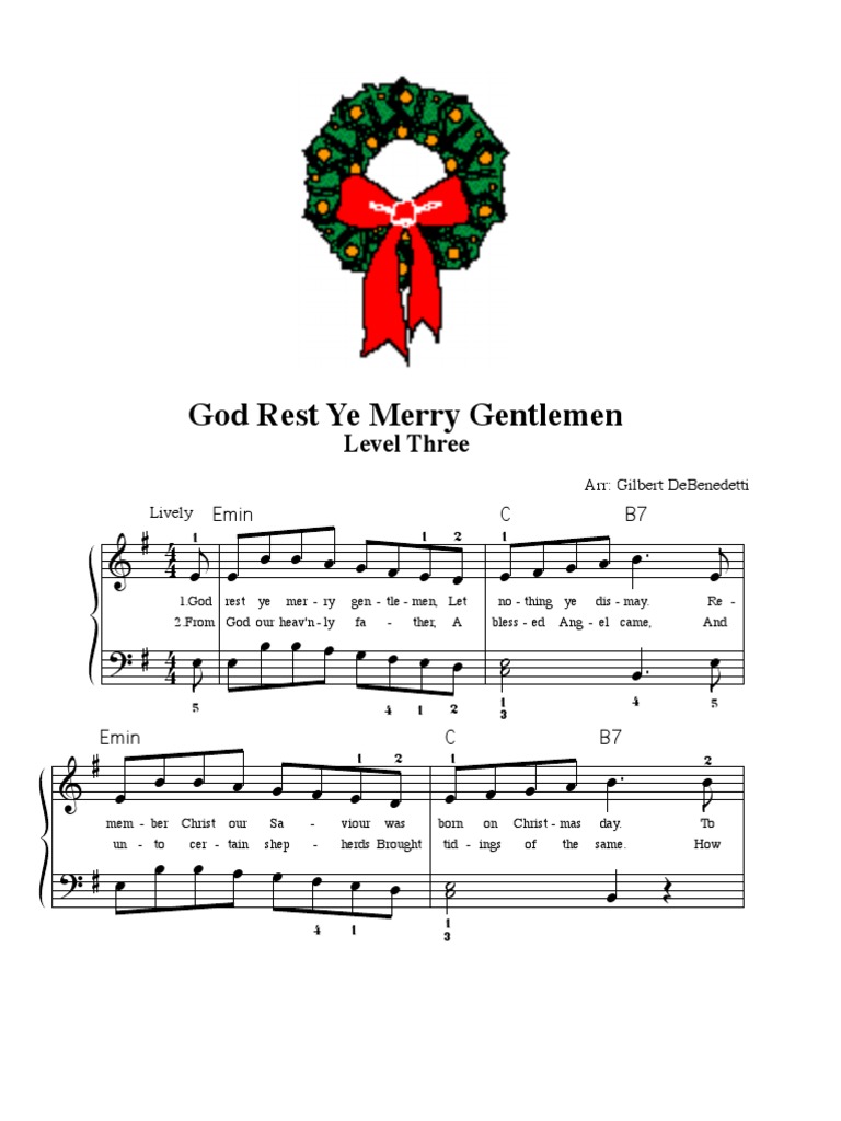 God Rest Ye Merry Gentlemen Deutsch