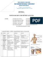 AMG Notiuni de Educatie Pentru Sanatate