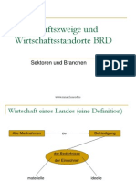 Wirtschaftszweige Standorte BRD