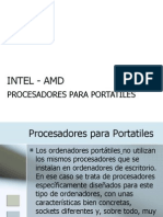 Procesadores Portatiles Amd Intel