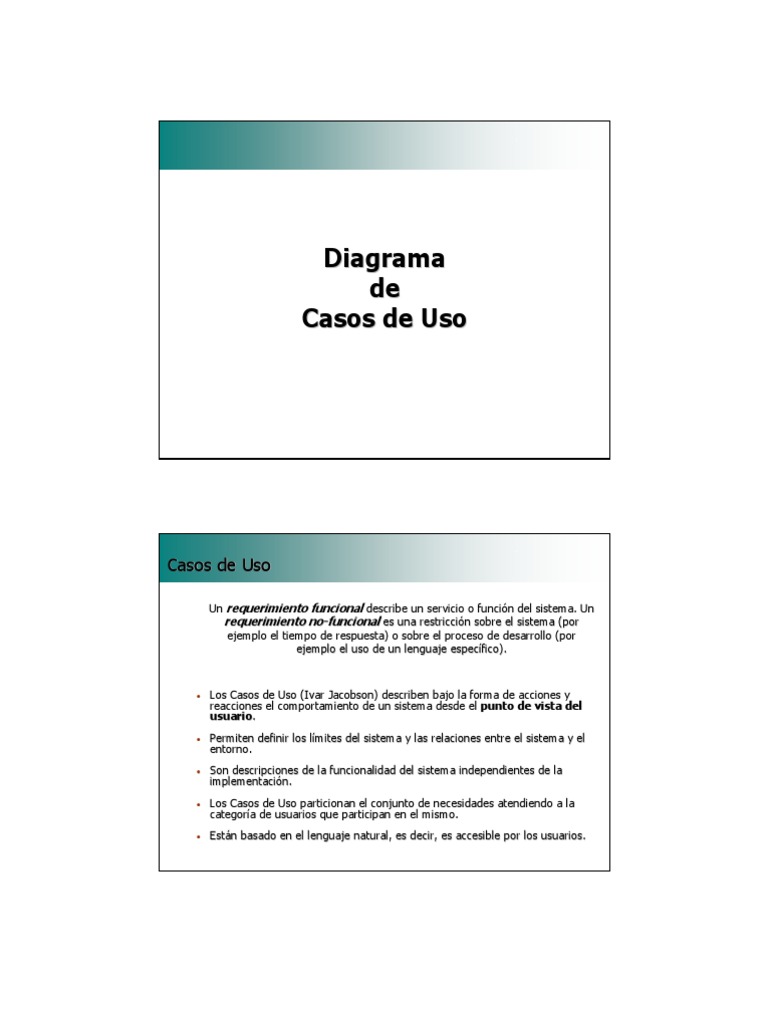 Diagrama de Casos de Uso en Sistemas | PDF | Caso de uso | Ingeniería ...
