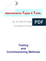 005 General Maintenance Types & Tests