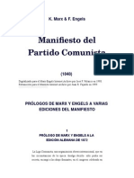 Manifiesto Del Partido Comunista: K. Marx & F. Engels