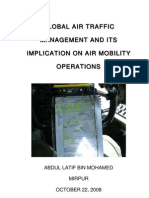 Global Air Traffic Management and Its Implication On Air Mobility Operation