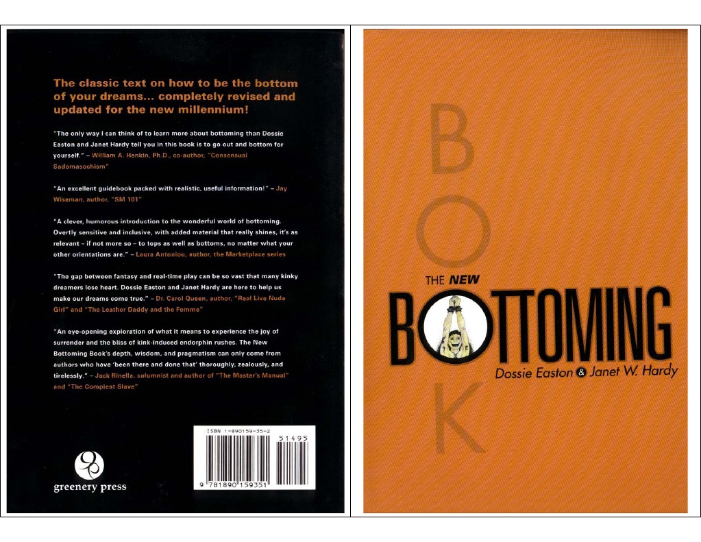 Easton Hardy The New Bottoming Book Pdf