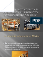 La Industria Automotriz en Mexico