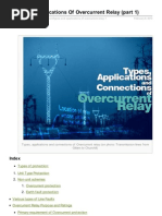 Types and Applications of Overcurrent Relay Part 1