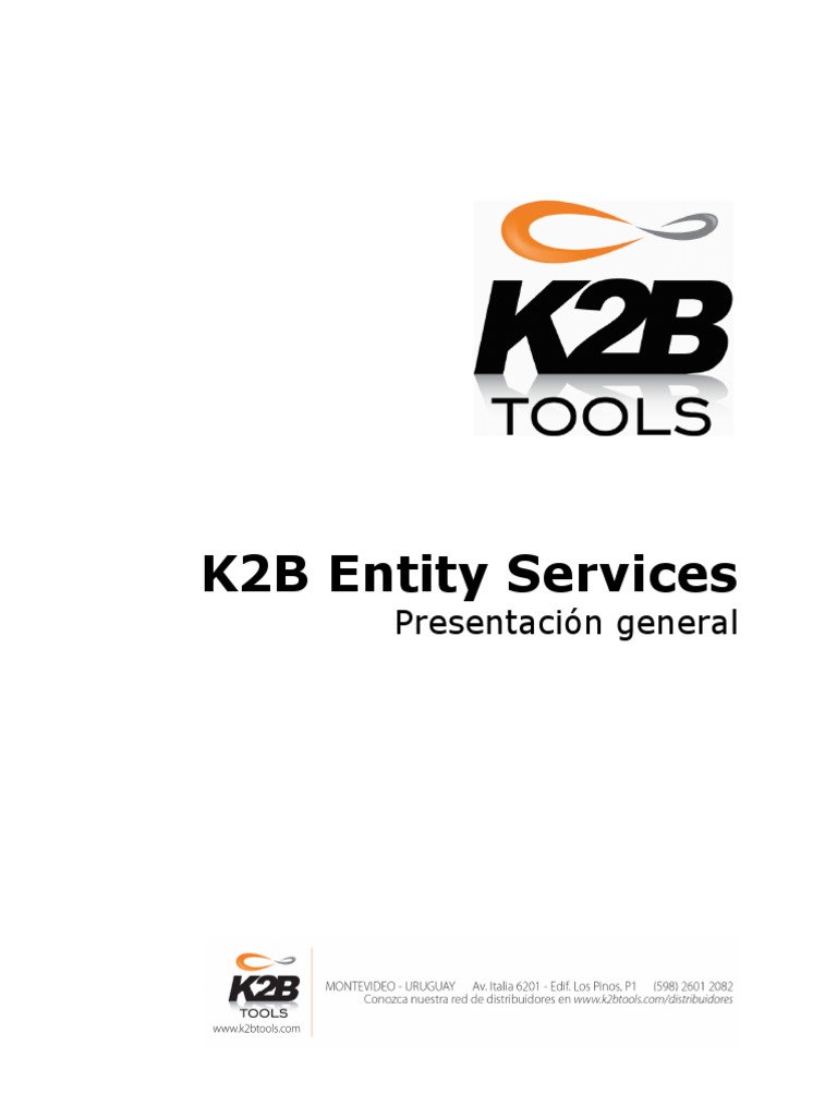 K2B Entity Services: Acceso y Funcionalidades | PDF | Formato de ...