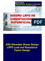 Diseno LRFD Cimentaciones Superficiales ICG