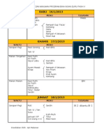 Menu Makanan Dan Minuman Program Bina Insan Guru Fasa IV