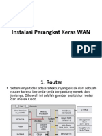 Instalasi Perangkat Keras WAN 1