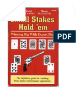 Ed Miller David Sklansky Mason Malmuth - Small Stakes Hold Em