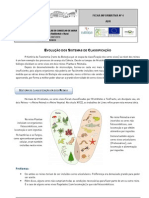 Evolução Dos Sistemas de Classificação