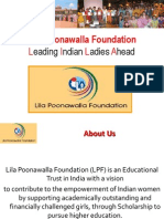 Lila Poonawalla Foundation - Undergraduate Program