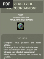 Diversity of Microorganisms 1 - Acellular