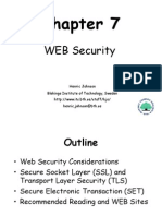 Web Security Chapter: SSL, TLS, SET Protocols