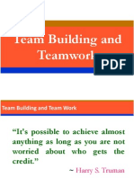Team Building and Team Work