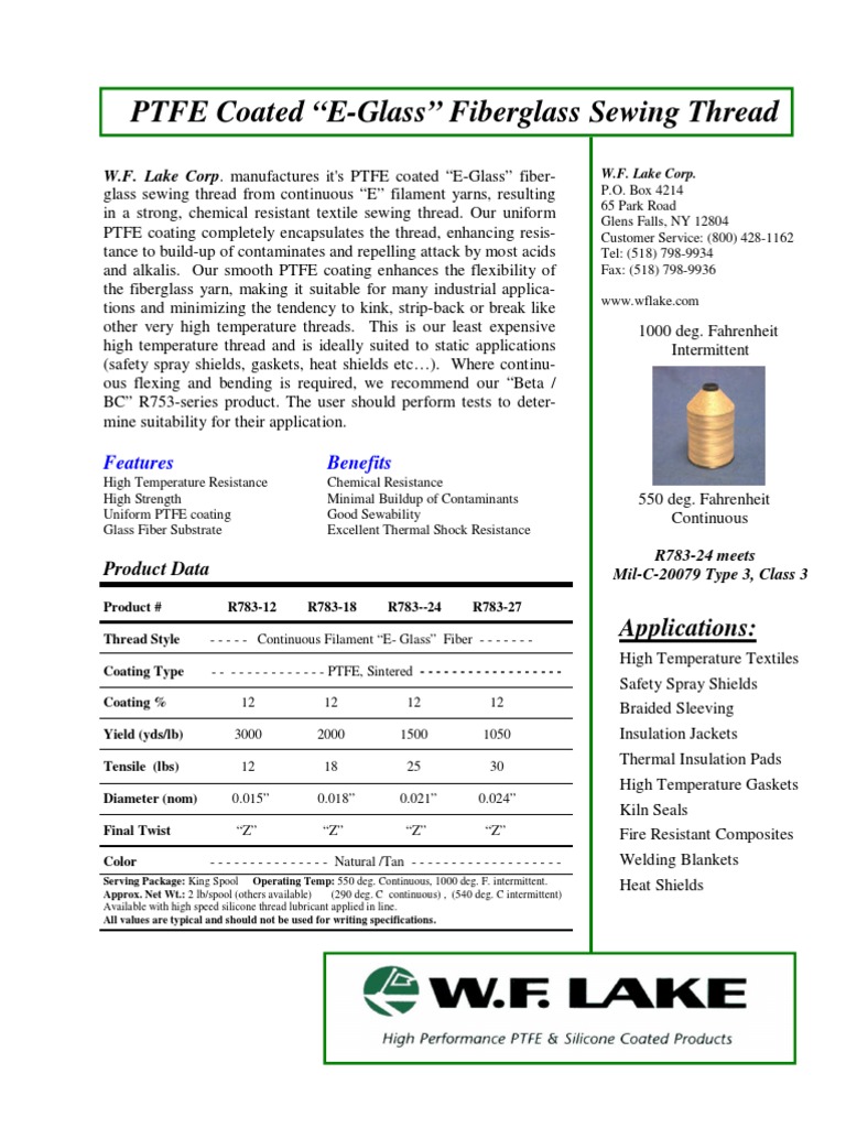 E Glass R783 Series | PDF