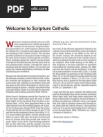 Welcome To Scripture Catholic