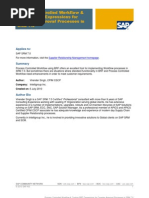 Process Controlled Workflow & Custom BRF Expressions for Complex Approval Processes in SRM 7.0