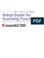 Toshiba e-studio165-205 Setup Guide Scanning 