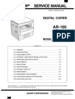 SHARP AR-160 Service Manual