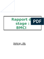 Rapport de Stage BMCI