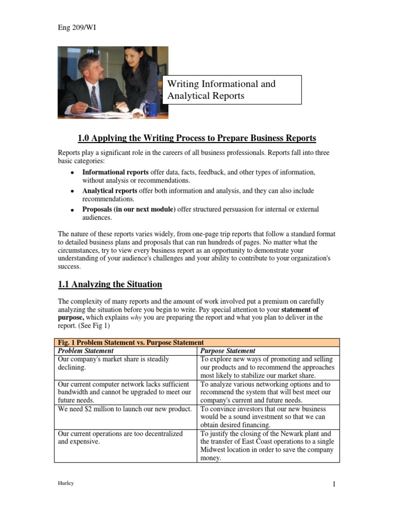 Writing Informationa Analytical Reports  PDF  Causality  Risk