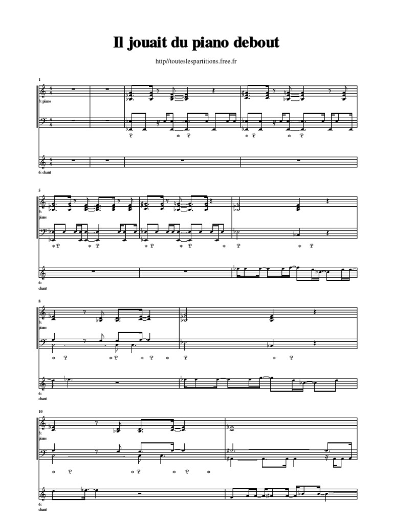 France Gall Il Jouait Du Piano Debout