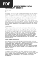 Download Analisis Geostatistik Untuk Pemodelan by Mohammad Agus Suparman SN124493560 doc pdf