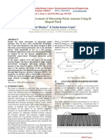 Bandwidth Improvement of Microstrip Patch Antenna Using