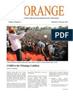 The Orange Newsletter Volume 2 Number 6 7 February 2013
