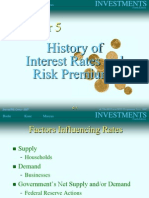 History of Interest Rates and Risk Premiums: Bodie Kane Marcus