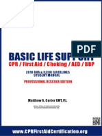 BLS CPR First Aid Online Textbook Student Manual Free CPR First Aid Choking AED BBP 2010 CPR Guidelines Professional Rescuer CPRFIRSTAIDCERTIFICATION PDF